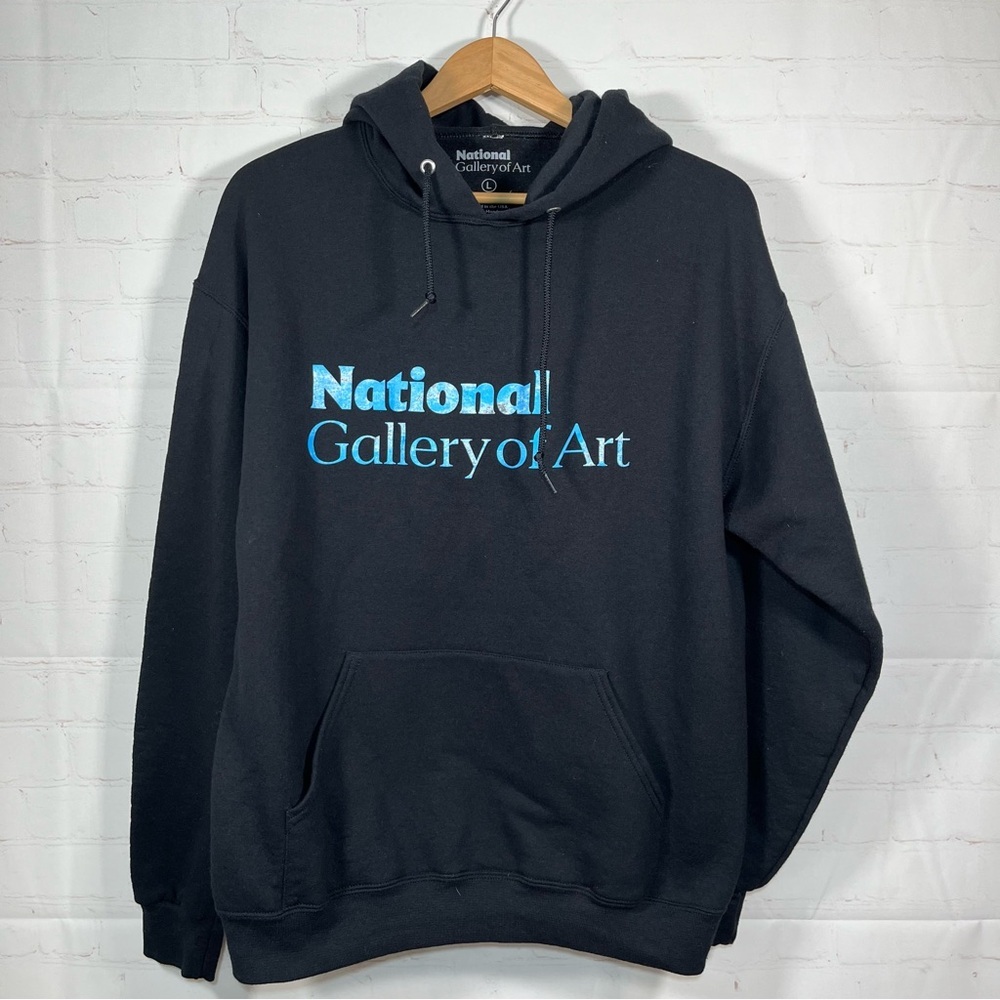 National Gallery Of Art Sweatshirt Hoodie Mens Size Large Black Washington DC